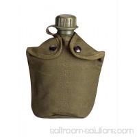 Olive Drab - Miitary GI Style Heavy Weight Canvas Canteen Cover